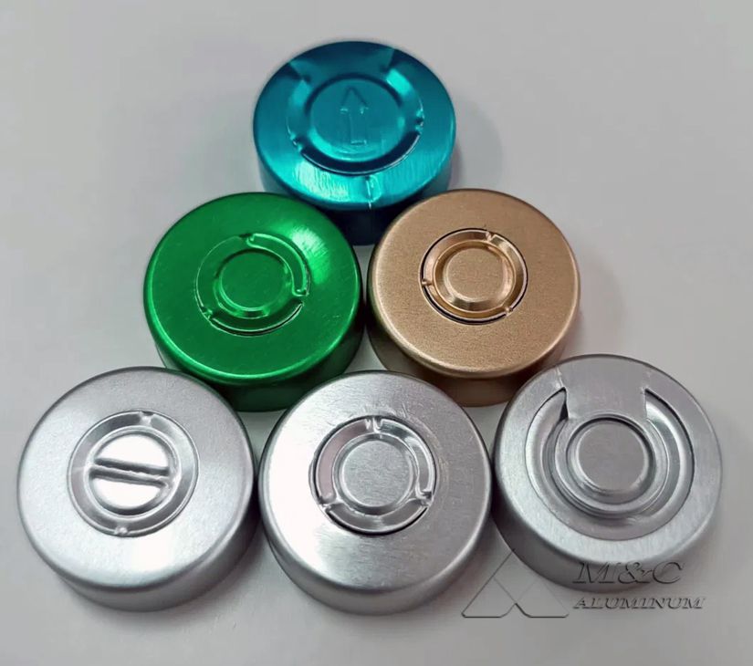 Medicinal aluminum caps