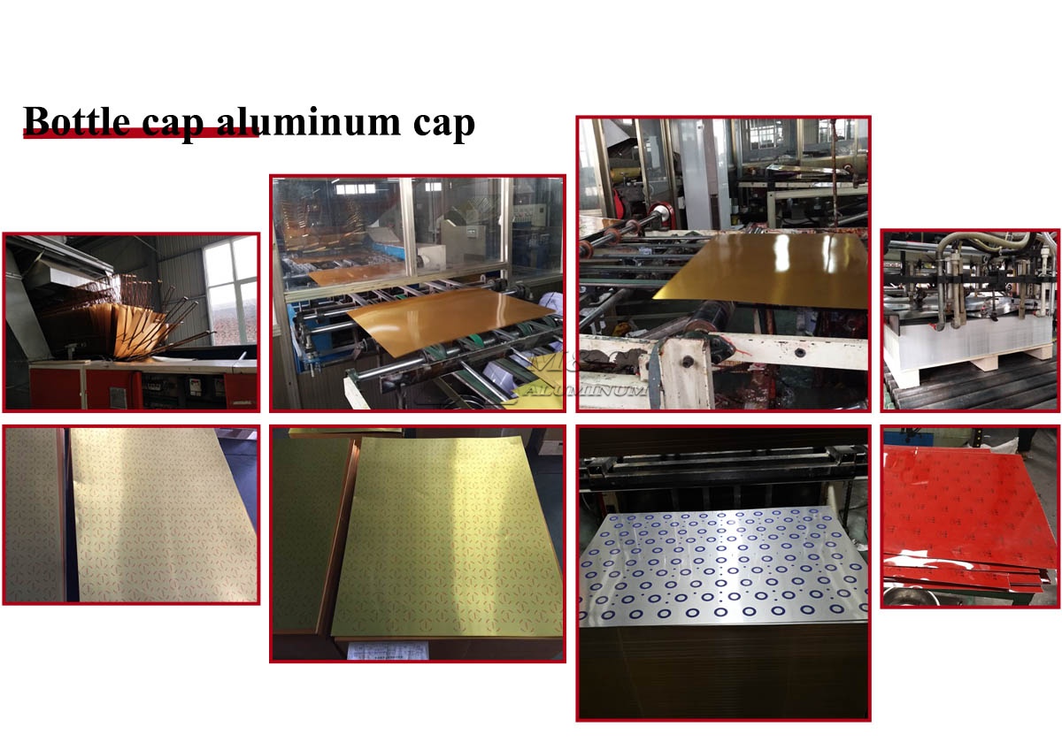 A8011-H16 Bottle Cap Material Aluminum Foil