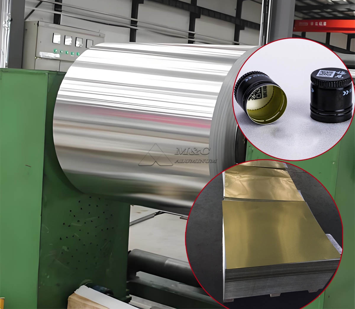 8011 Aluminum Coil for ROPP Pilfer-Proof Caps - Low Earing, Food-Grade