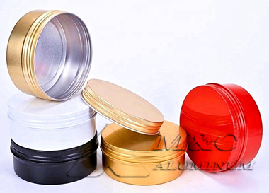 Cosmetic bottle cap aluminum strip