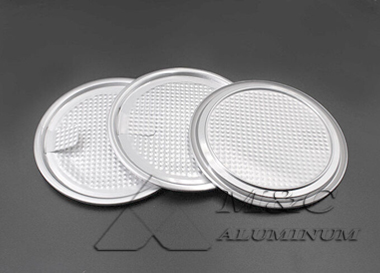 Aluminum easy-peel lid