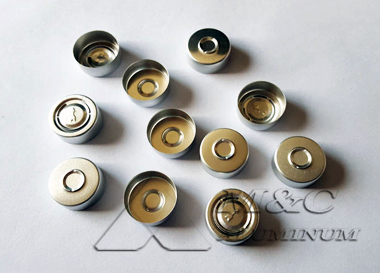 Aluminum caps for oral liquid bottles