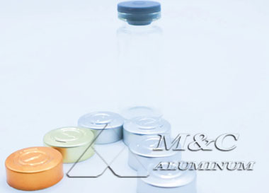 Medicinal aluminum bottle caps