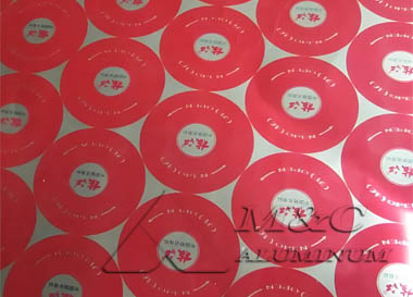 Best supplier of painted 3105 bottle cap aluminum sheet